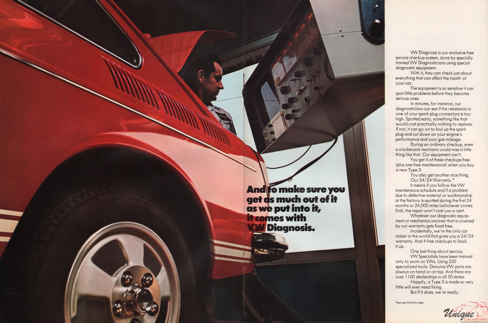 1972 Volkswagen Type 3 Brochure Page 1